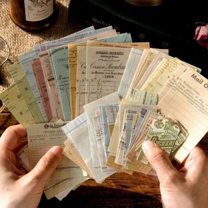 100pcs/lot Memo Pads Material Paper Vintage Paper-JournalTale