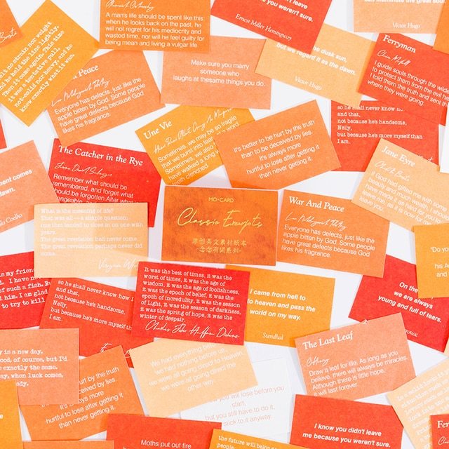 100pcs/pack Words Paper Junk Journal Supplies DIY Scrapbooking-JournalTale