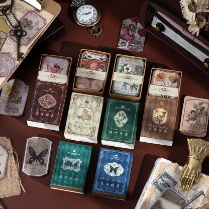 60pcs/box Vintage Stationery Stickers Retro Diary Planner-JournalTale