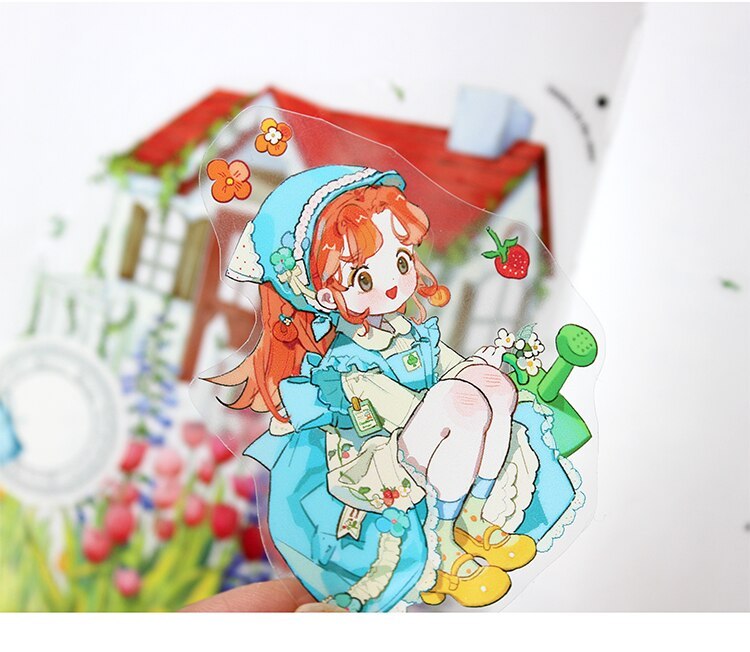 10Meters Flower Fairy Washi / PET tapes Cute Girls Scrapbooking-JournalTale