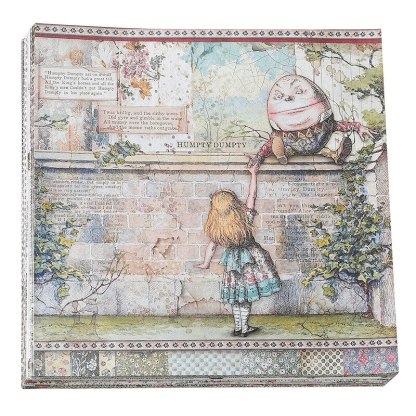 18PCS Vintage Large Size Alice's Adventures in Dream Paper-JournalTale