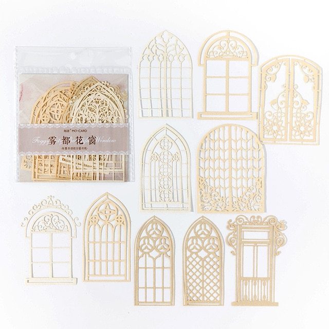 10pcs/lot Memo Pads Material Paper Lace-JournalTale