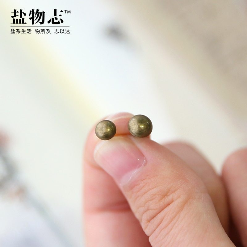 120 Pcs Retro Fixed Mushroom Nails DIY Journal Nails-JournalTale