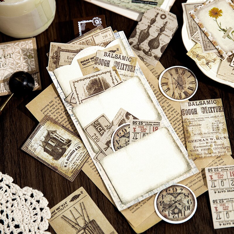 30pcs/lot Memo Pads Material Paper Background Decoration-JournalTale