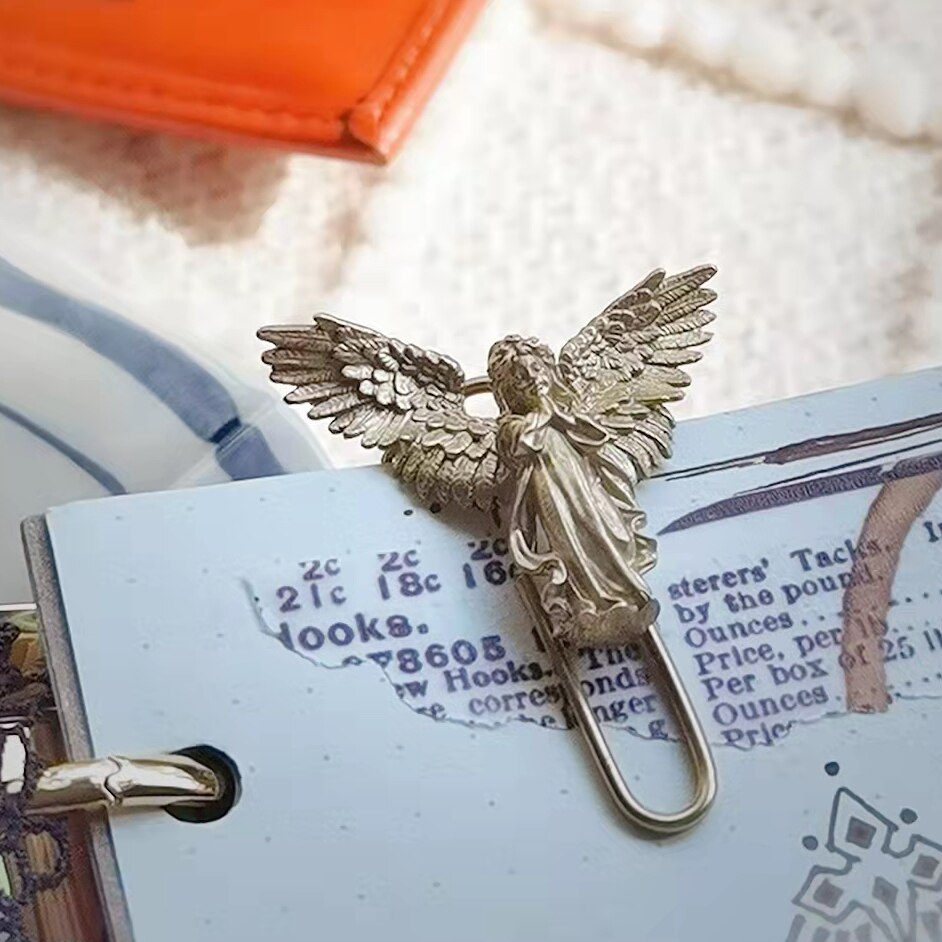Brass Angel Clip Vintage-JournalTale