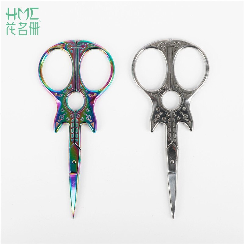 1pc/lot Durable Stainless Steel Vintage Classic Scissors-JournalTale