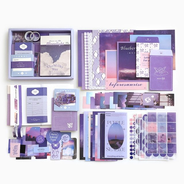 155Pcs/Set Vintage Aesthetic Stickers Collage Material Paper-JournalTale