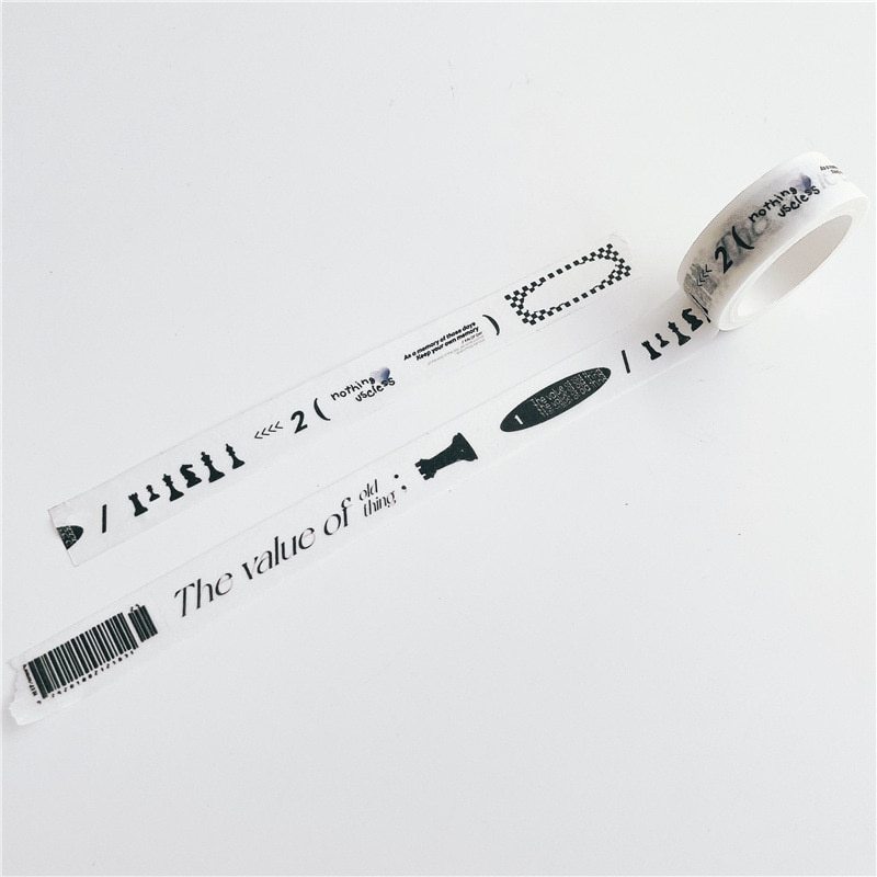 15mm*5M English hand drawn style Washi Tape Masking Tape-JournalTale