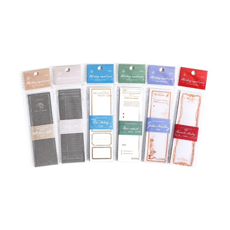 15pcs/lot Memo Pads Material Paper-JournalTale