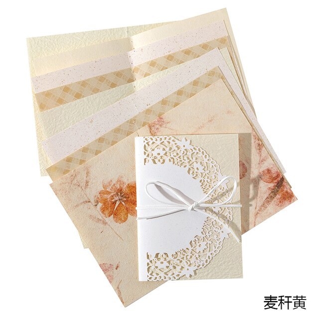 16 Pcs Texture Handmade Paper Material Junk Journal Paper-JournalTale