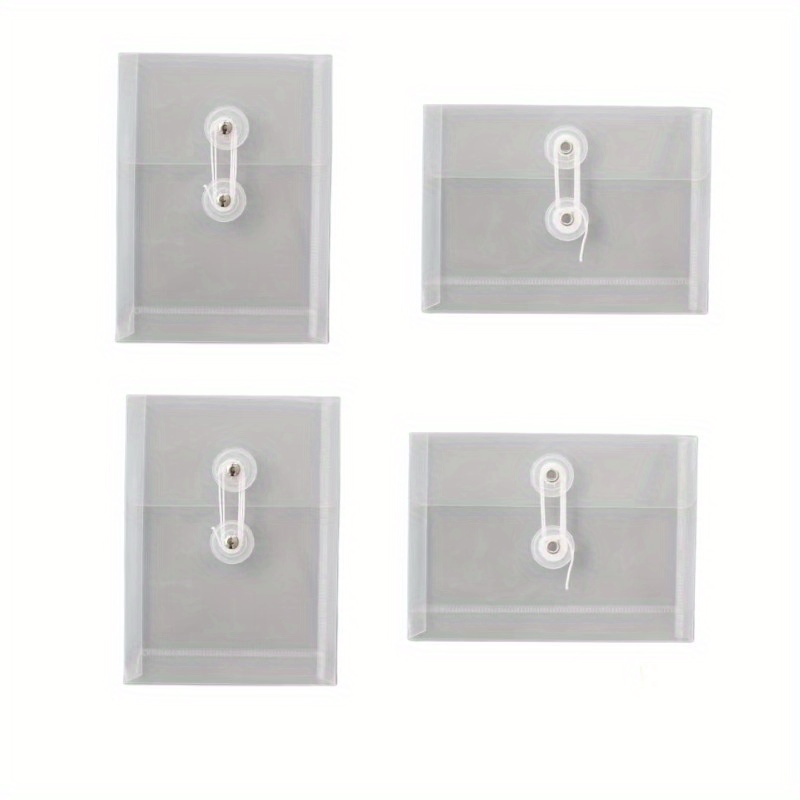 4pcs Waterproof Retro Stickers Crafts Storage Bags-JournalTale