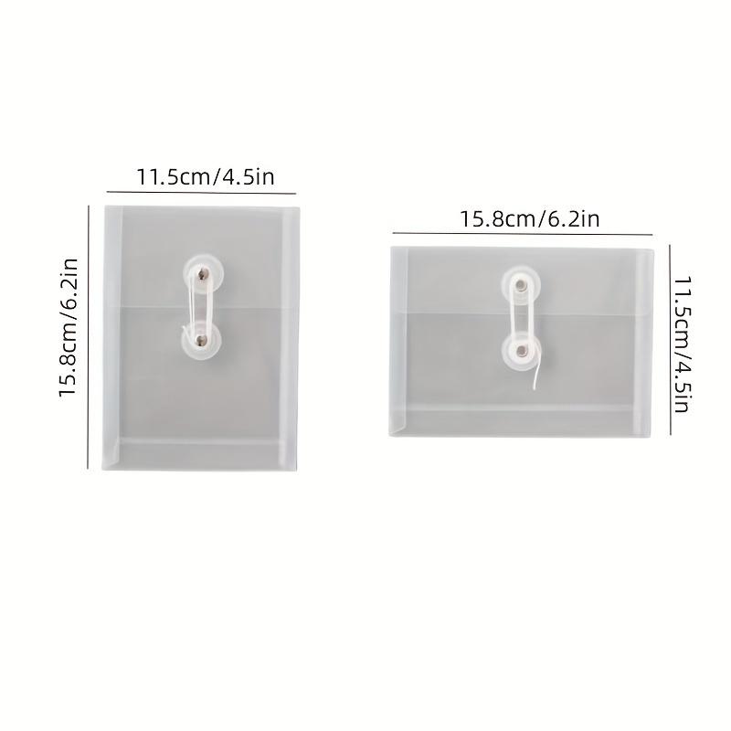 4pcs Waterproof Retro Stickers Crafts Storage Bags-JournalTale