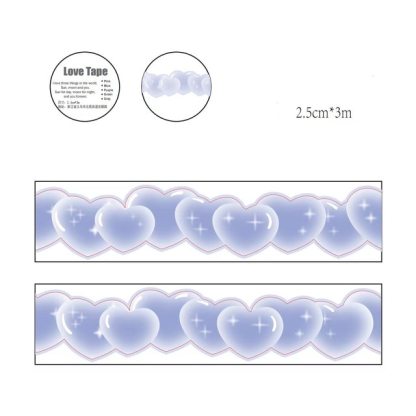Love Heart Special Landscaping Washi Tape-JournalTale