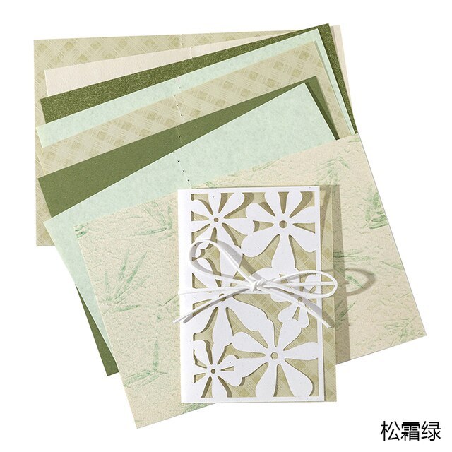 16 Pcs Texture Handmade Paper Material Junk Journal Paper-JournalTale