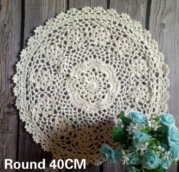 New Crochet Table Placemat Insulation Food Pad-JournalTale