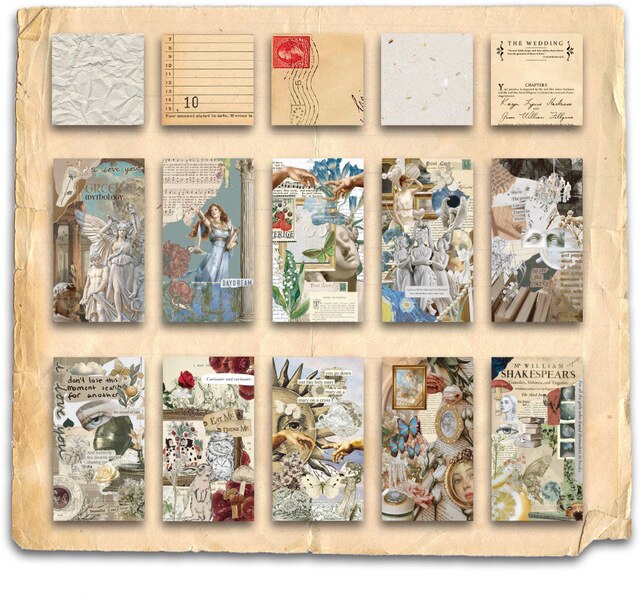 50 Pcs Decoration Material Paper Scrapbooking Album-JournalTale