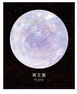 1X Starry Planet Series Round Shape Memo Pad-JournalTale