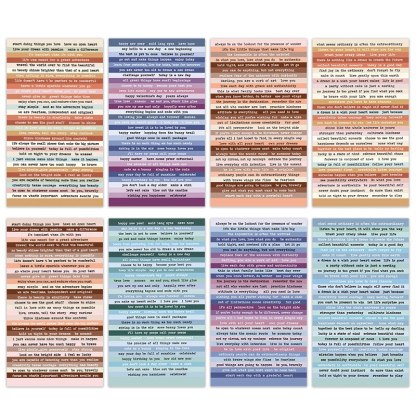 406PCS Vintage Small Talk Text Collection Stickers Scrapbooking-JournalTale