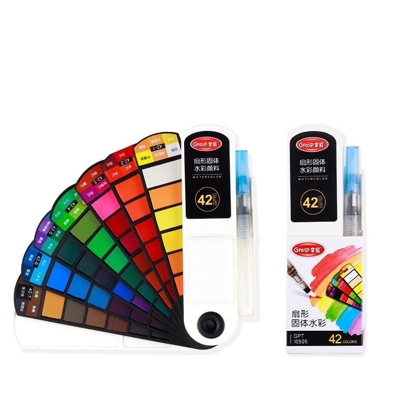 Professional18/24/36/42 Colors Solid Watercolor Paint Set Water Color –  Cre8Joy