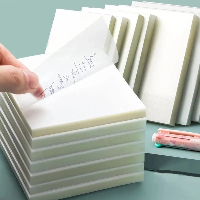 50 pieces of transparent stickers memo pad art paper poster-JournalTale