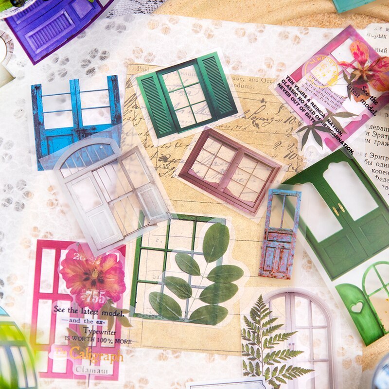 5x200cm Dull Polish Window Sticker Tape-JournalTale