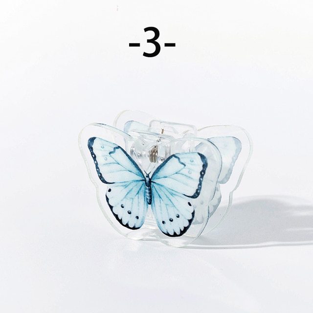 6 Style Literary Romantic Clip Creative Transparent Butterfly Clip-JournalTale