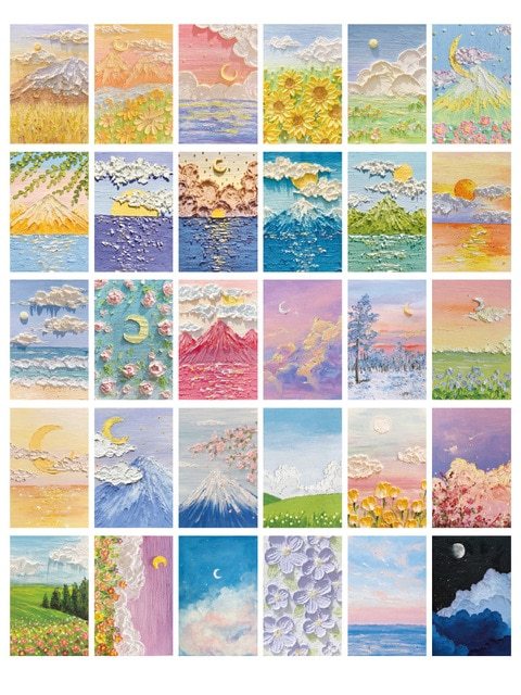 30pcs Boxed Postcard Set Life Photography Creative Retro-JournalTale