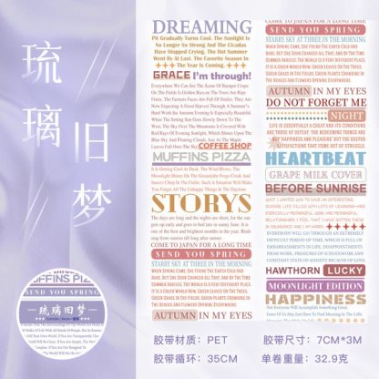 1pcs/1lot Decorative Adhesive tapes Words Stickers-JournalTale