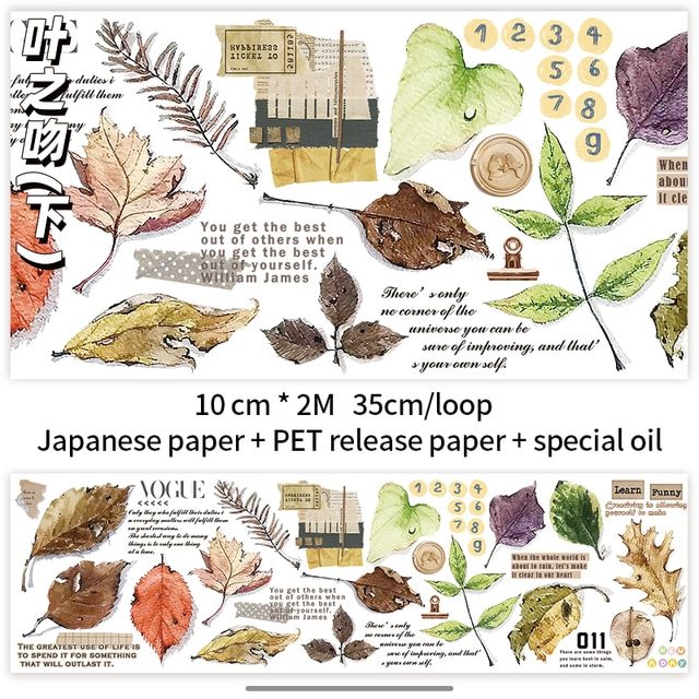 200cm Antique Style Journal Decoration Washi Tape-JournalTale