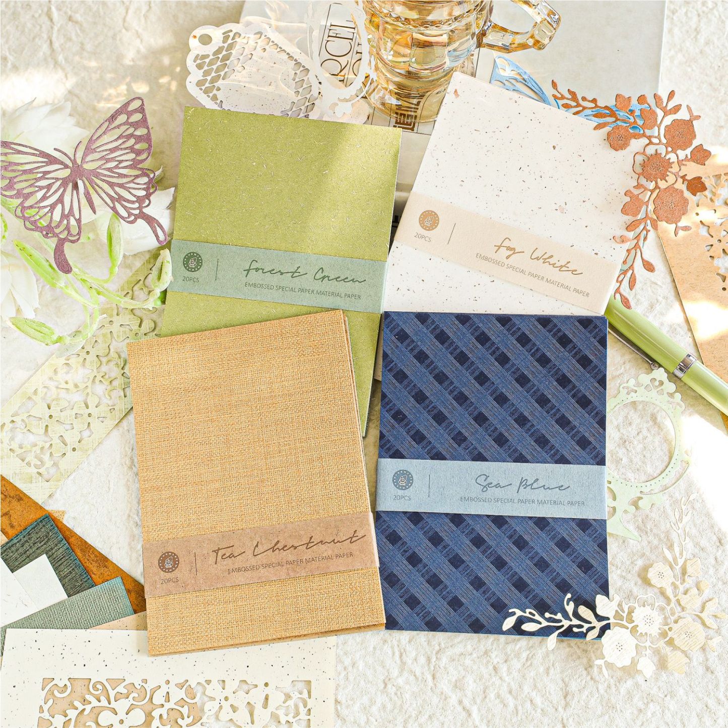 20pcs/lot Memo Pads Material Paper-JournalTale