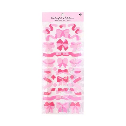 1pc Colored Ribbon Laser Stickers shanggu Colorful-JournalTale