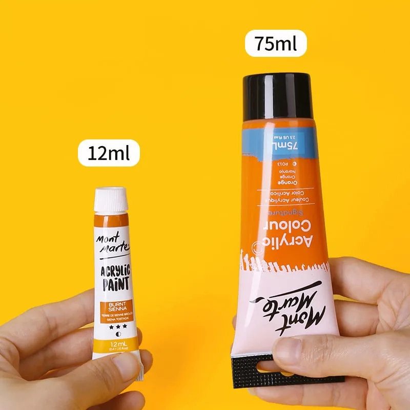 24 Colors 75ml Artist Acrylic Premium Paint-JournalTale