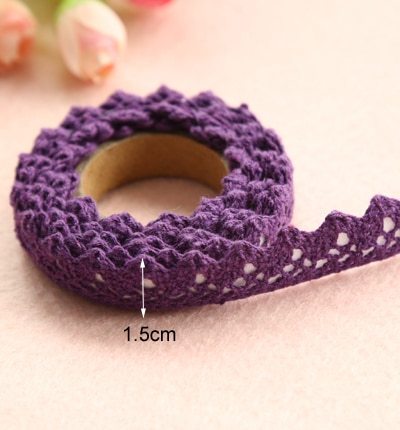 2Yards/pc Lace Tapes Adhesive Fabric Cotton-JournalTale