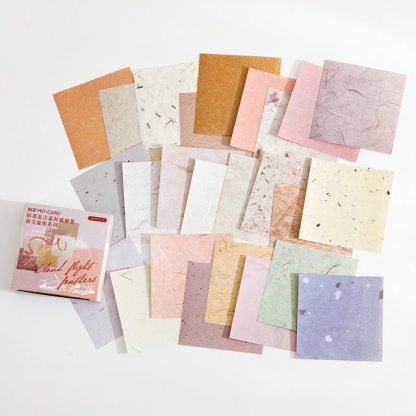 100pcs/pack Vintage Memo Pads Flower Material Paper-JournalTale