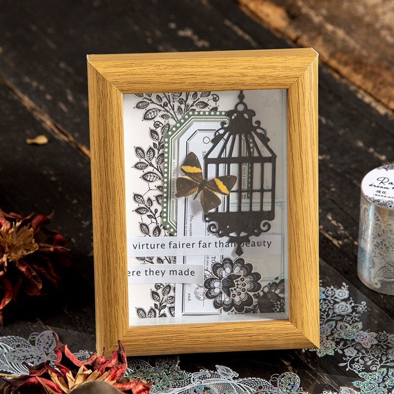 Washi Tape Lace Flower Clear Pattern DIY Decorative Tape-JournalTale