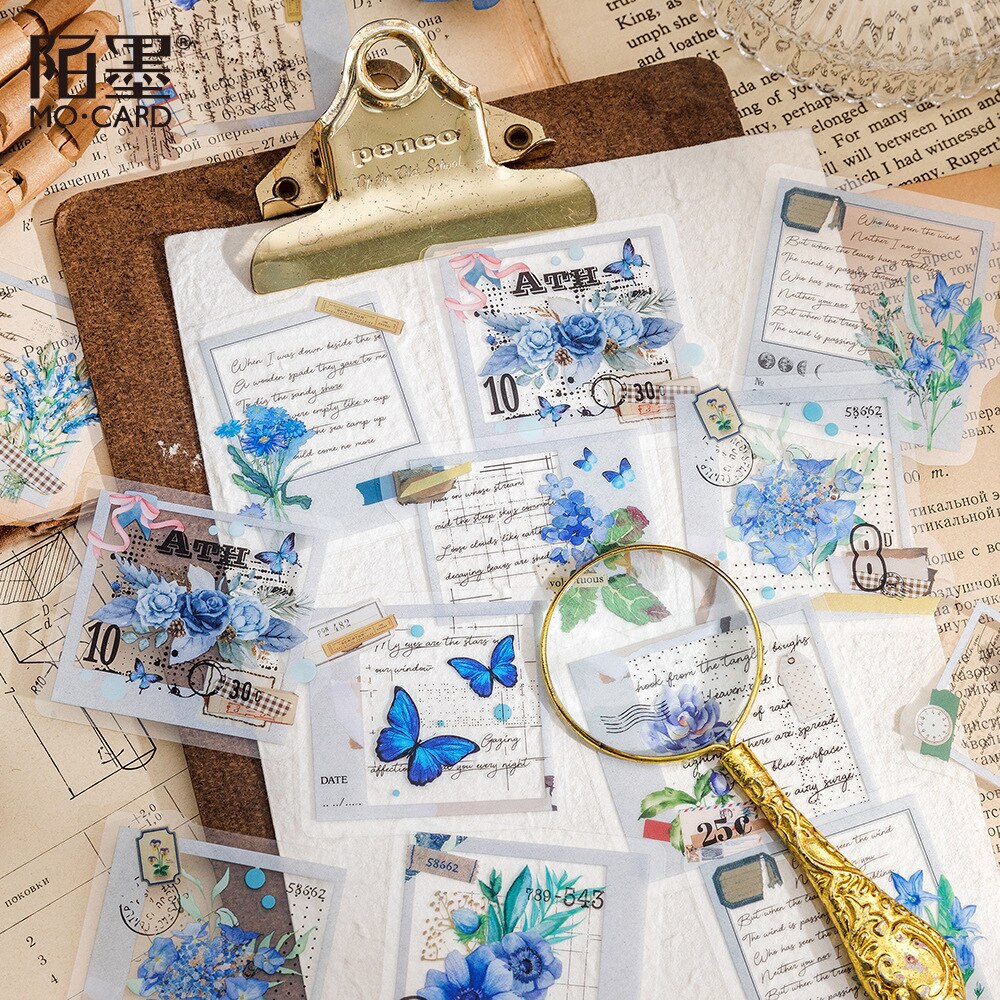 30pcs/lot Scrapbook Stickers Flower and plant handicrafts-JournalTale