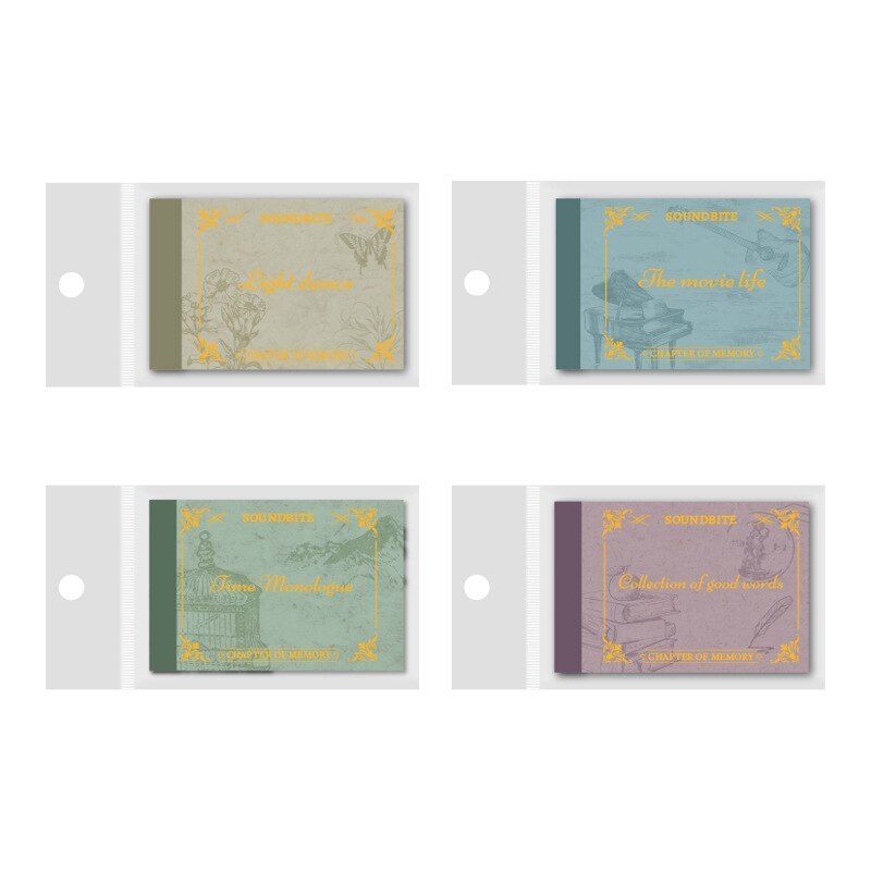 50pcs/lot Memo Pads Material Paper Chapter of Memories-JournalTale