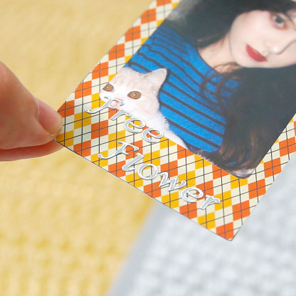 1 Sheet PVC Waterproof Durable Korean Golden Silver-JournalTale