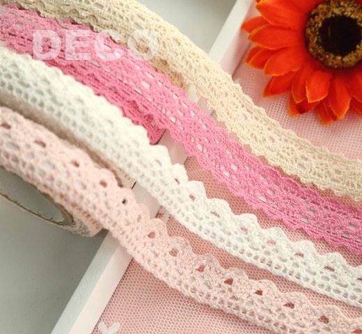 2Yards/pc Lace Tapes Adhesive Fabric Cotton-JournalTale