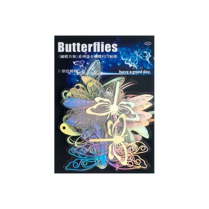 30pcs/pack PET Butterfly Stickers Scrapbooking Stickers-JournalTale