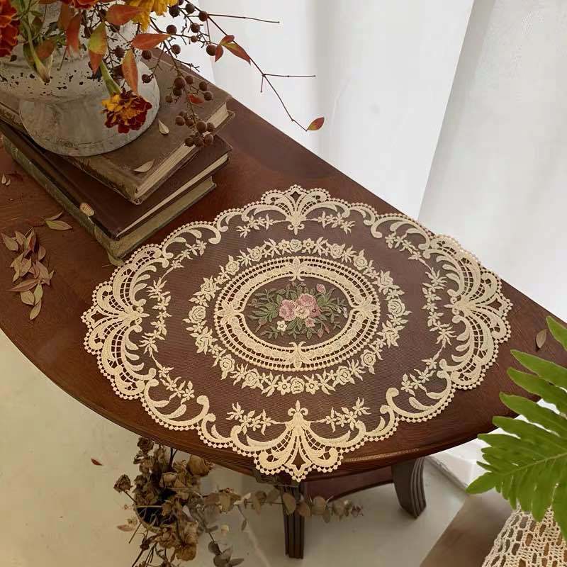 1Pcs for Dining Table Embroidery Craft Placemat-JournalTale