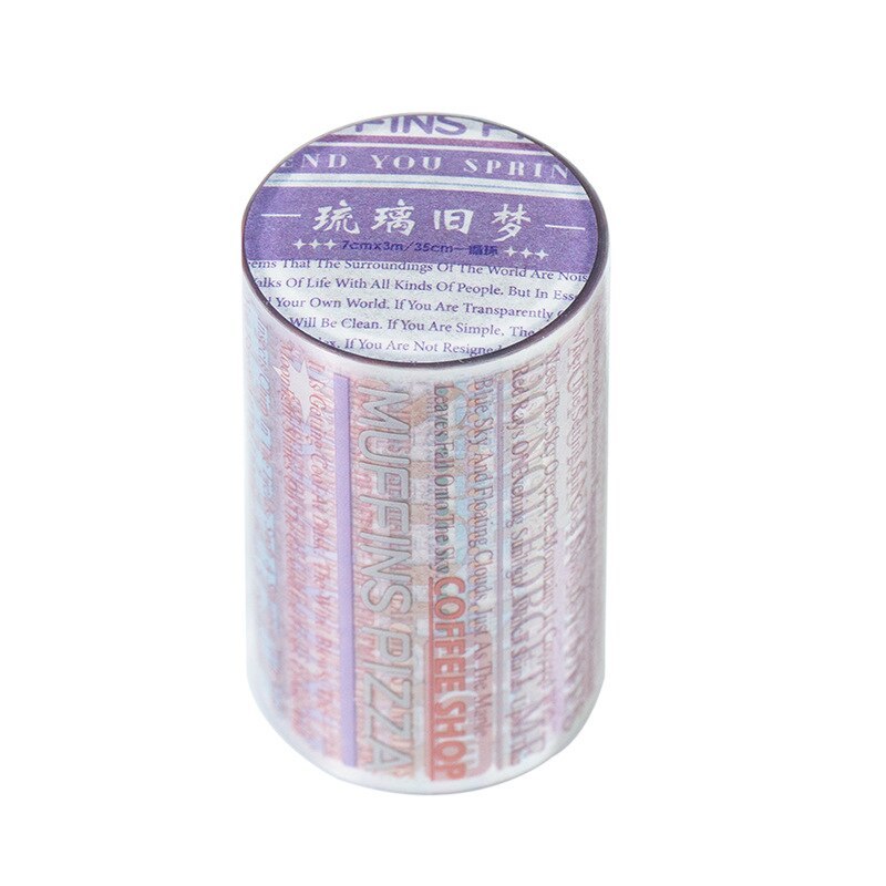 1pcs/1lot Decorative Adhesive tapes Words Stickers-JournalTale
