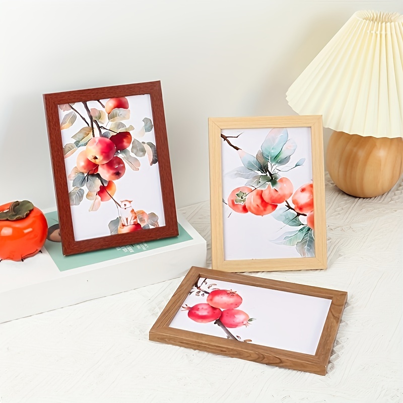 1pc Wooden Frame Suitable For 7-inch, 8-inch Pictures-JournalTale