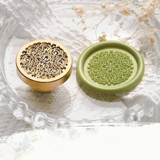 Plant Wax Seal Stamp Vintage Craft Seal Stamp-JournalTale