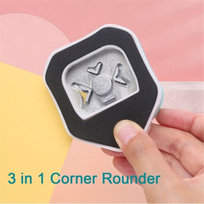 3 In 1 Corner Rounder Border Punches for Scrapbooking-JournalTale