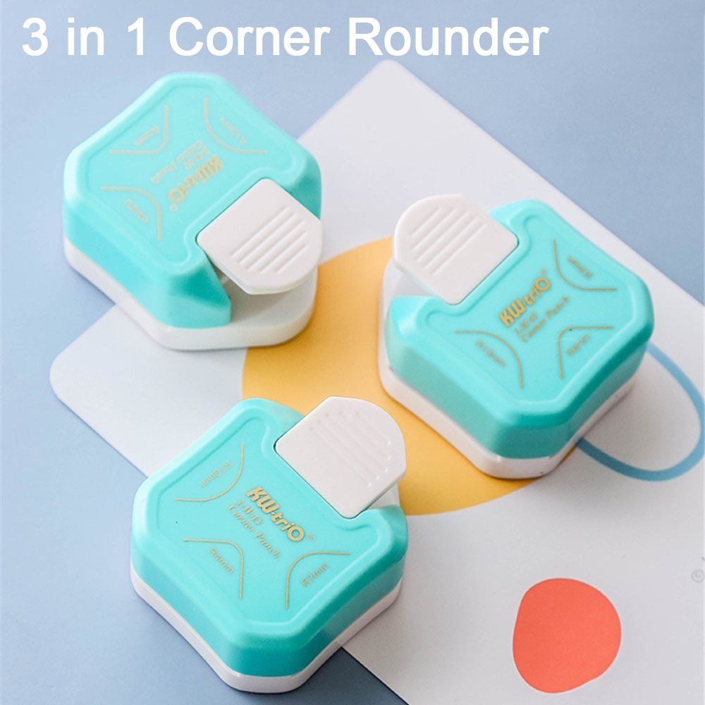 3 In 1 Corner Rounder Border Punches for Scrapbooking-JournalTale