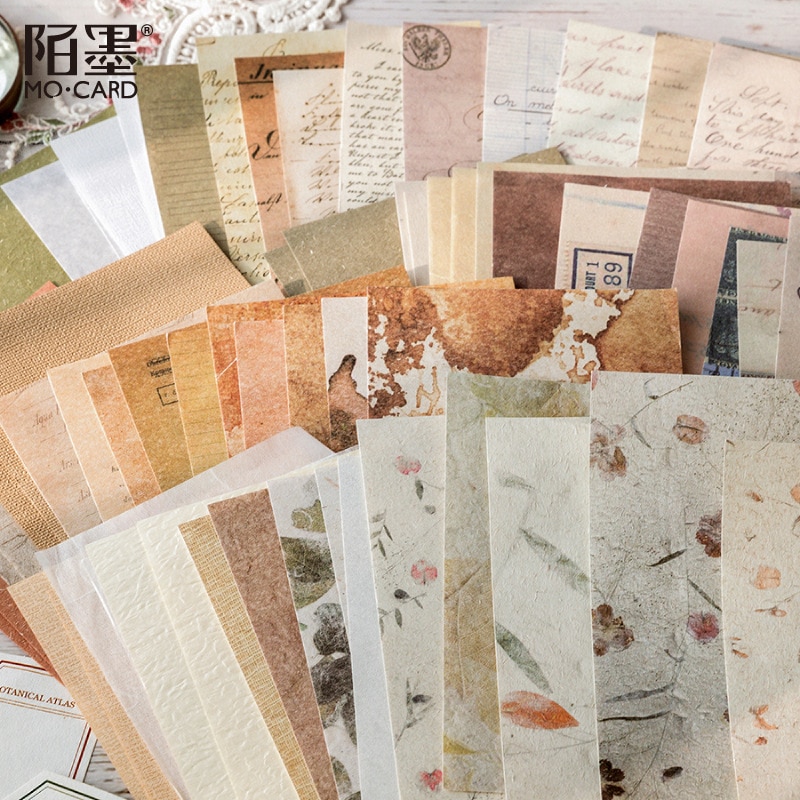 30 Pcs Retro Letter Sheet Material Paper-JournalTale