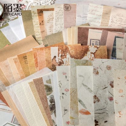 30 Pcs Retro Letter Sheet Material Paper-JournalTale
