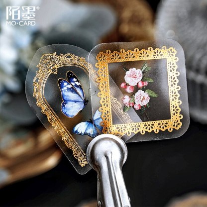 30 Pcs Transparent Plants Floral Stickers-JournalTale