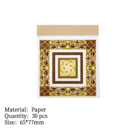 30 pcs Vintage Hollow out tearable note pads Decorative-JournalTale